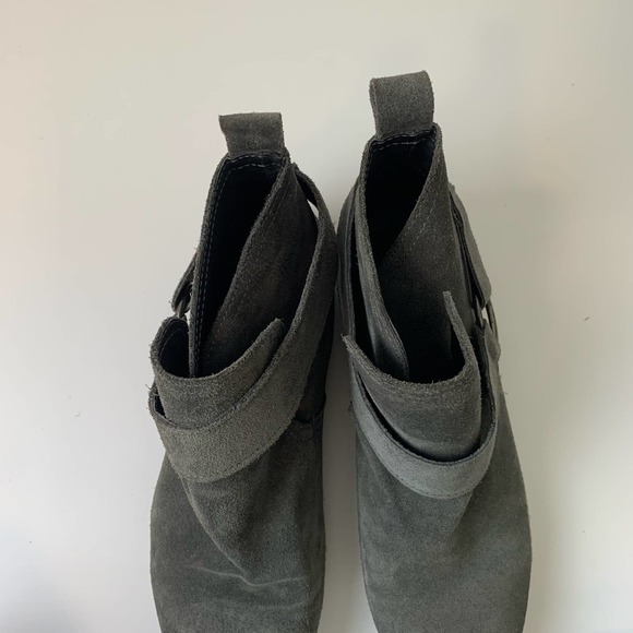 Steven By Steve Madden Robbyn Ankle Bootie Size 9 Leather Gray - Picture 12 of 15